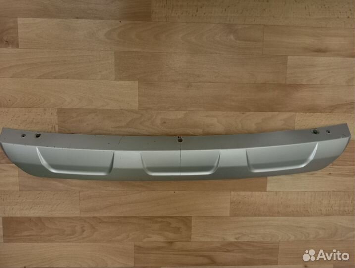 Накладка на задний бампер лада Ларгус кросс