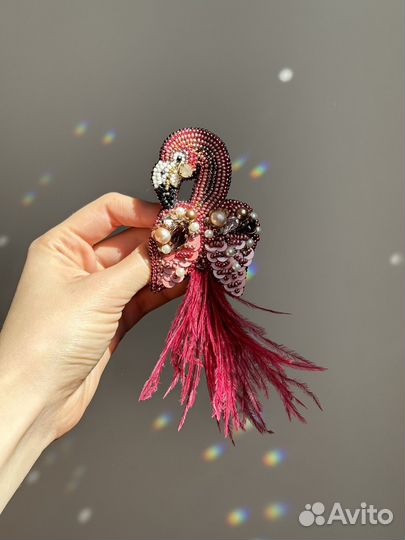 Брошь ручной работы