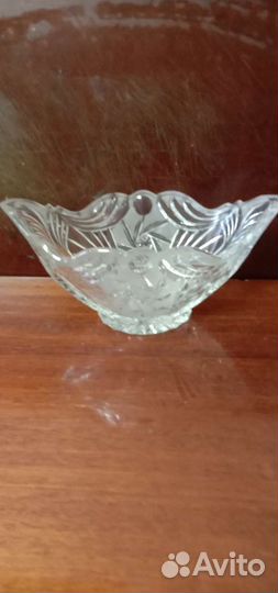 Хрустальная конфетница СССР