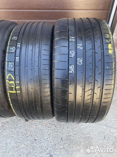 Continental SportContact 6 275/45 R21 и 315/40 R21