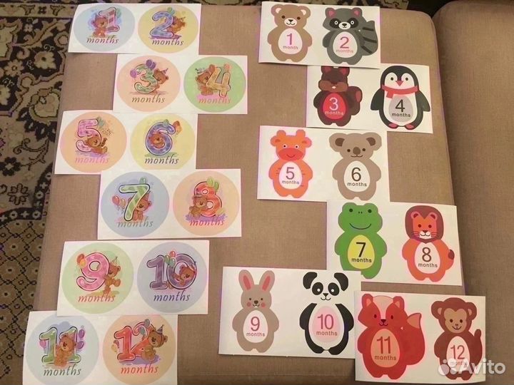 Набор наклеек новый новый для фото