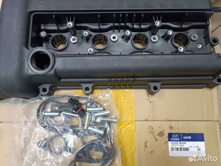 Клапанная крышка hyundai solaris