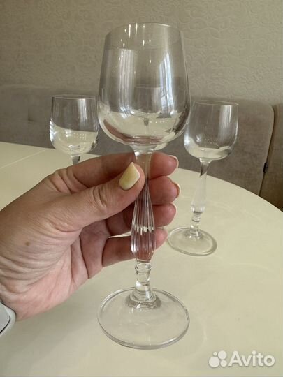 Crystalite bohemia рюмки новые 4 шт