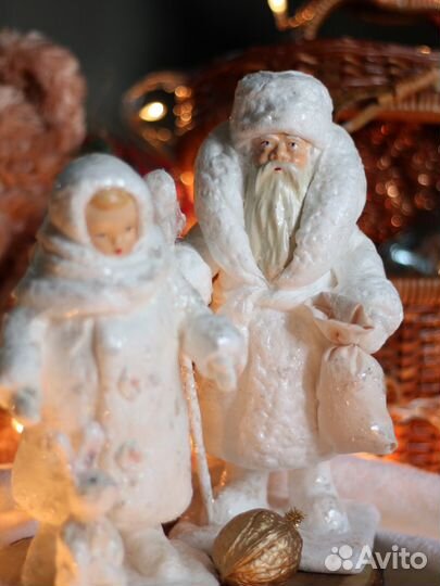 Дед Мороз и Снегурочка в стиле СССР