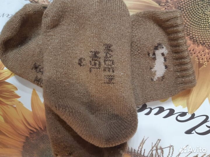 Носки детские теплые, верблюжие