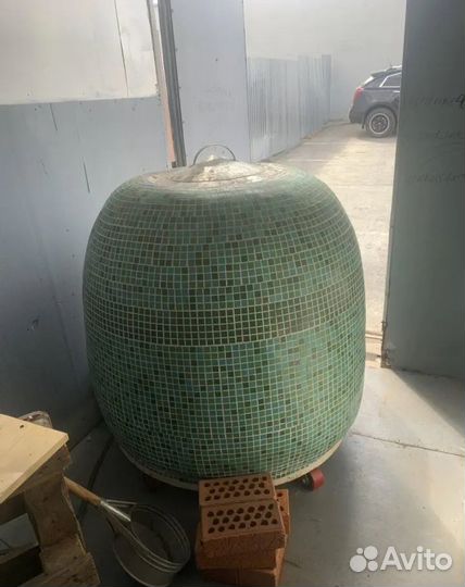 Тандыр большой в комплекте со спиралями и вытяжкой