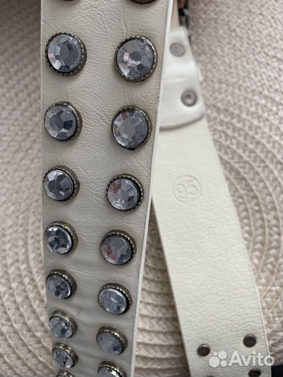 Ремень со стразами 95см