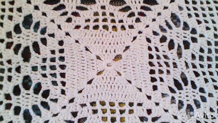 Винтажная скатерть ручной работы