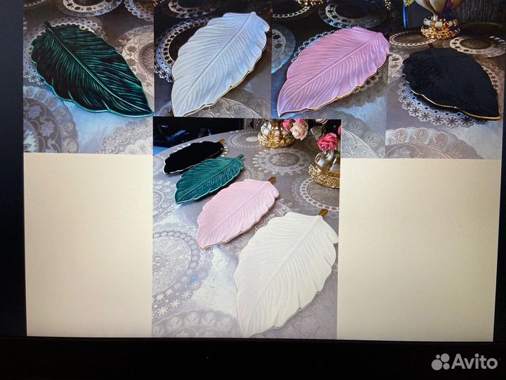 Тарелки лепесток