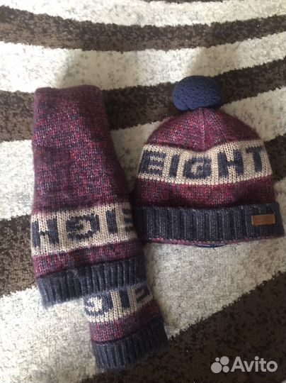 Комплект шапка и шарф