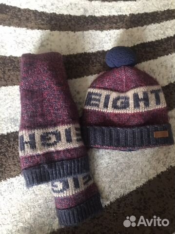 Комплект шапка и шарф