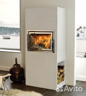 Камин stockholm высокий