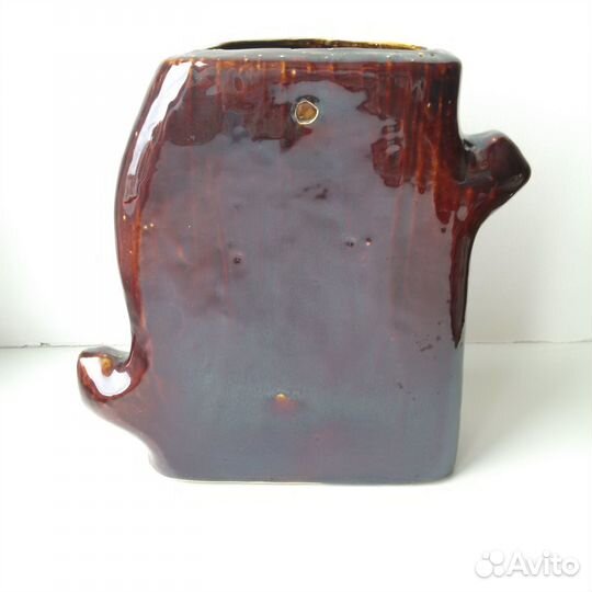 Ваза кашпо Сова керамика СССР