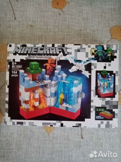 Лего майнкрафт реплика 177+ деталей