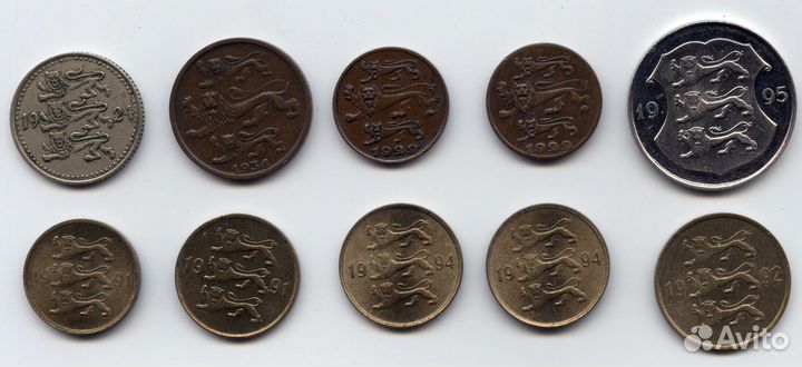 Монеты стран Балтии