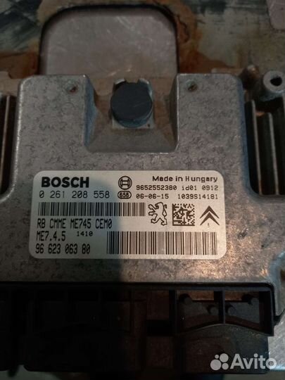 Блок управления двигателем Peugeot 307, NFU 1.6