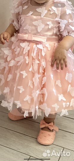 Пышное платье на годик 80