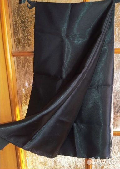 Отрез шёлковой подкладочный ткани. Атлас. Гост