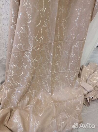 Шторы богатые новинки 4м новые рогожка блэкаут