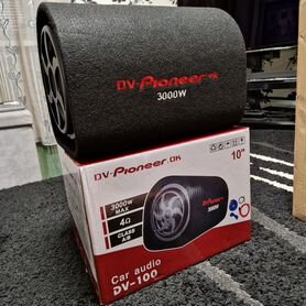 Автосабвуфер активный Pioneer + комплект подкл