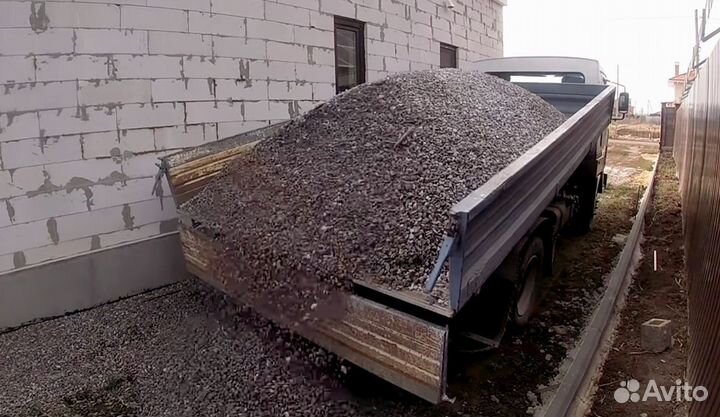 Щебень гравийный