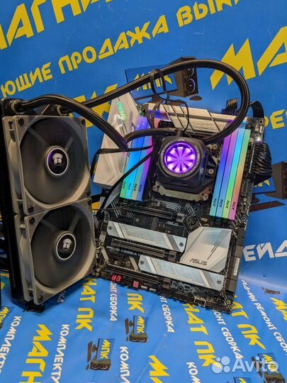 Топ комплект i9 10900X 64GB озу Asus Prime X299