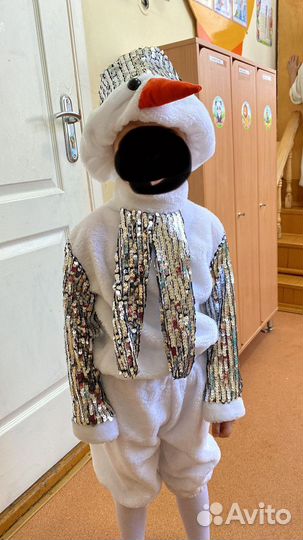 Костюм снеговика для мальчика 110 см