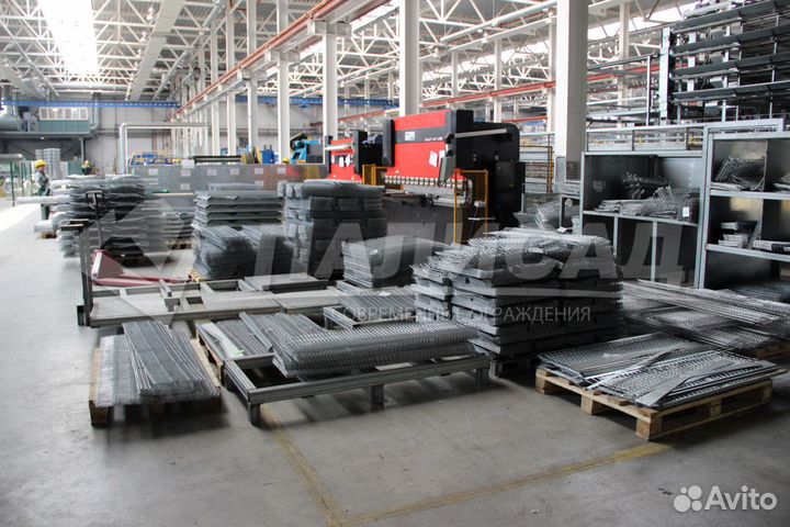Сетка для забора 2030х2500мм RAL6005 (3D заборы)
