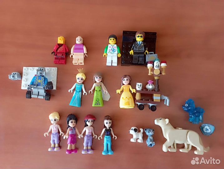 Lego minifigures Ninjago,Disney, City,Friends