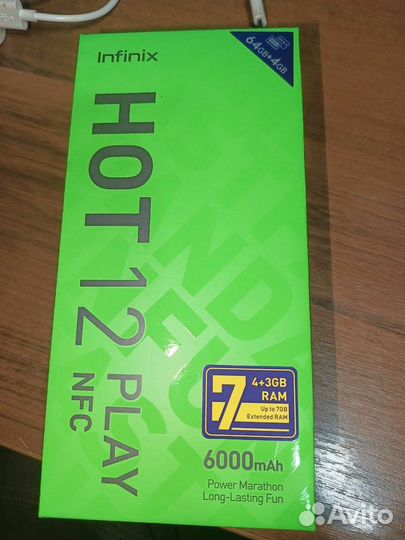 Infinix Hot 12 Play, 4/64 ГБ