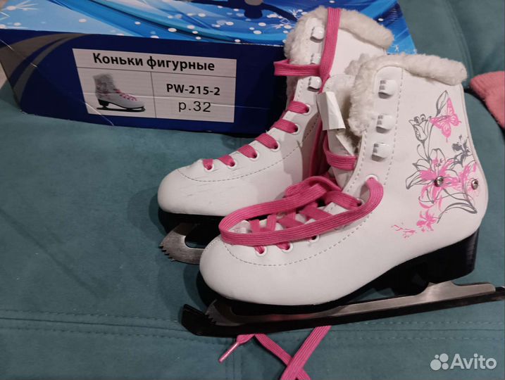 Коньки для девочки 32 размер