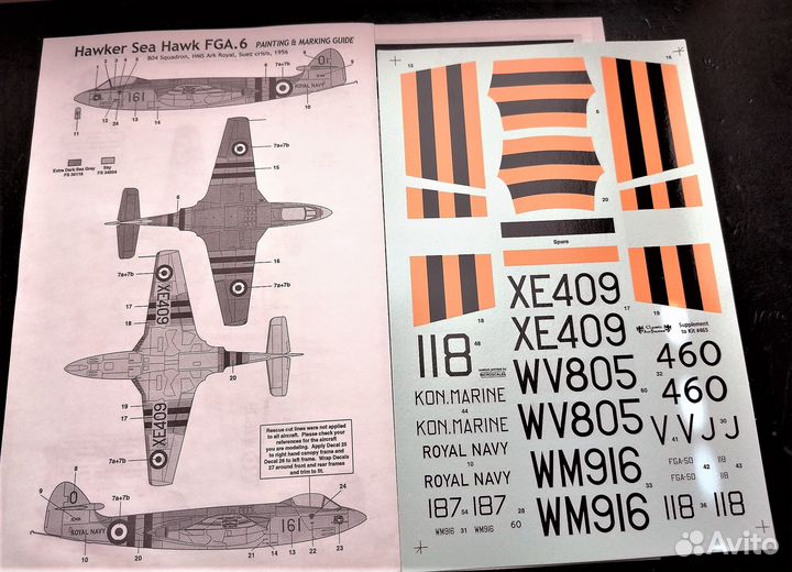 1/48 Hawker Sea Hawk Classic Airframes #465