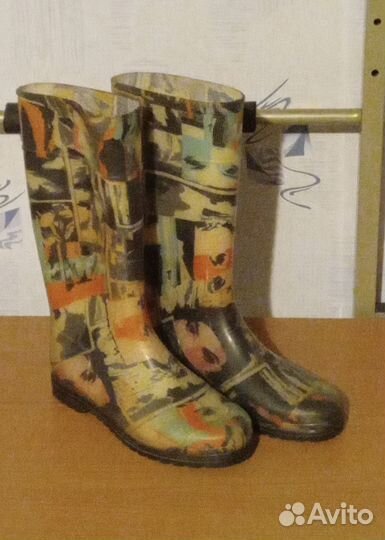 Сапоги резиновые женские 38 размер (24,7 см)