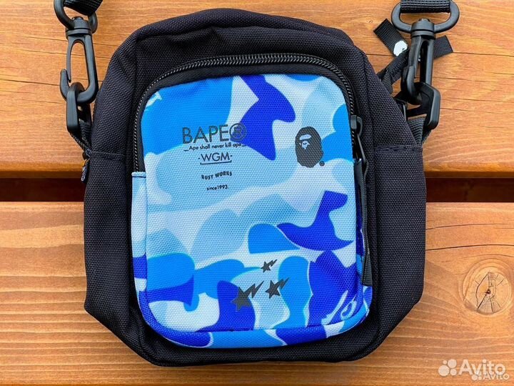 Сумка bape Blue/Camo