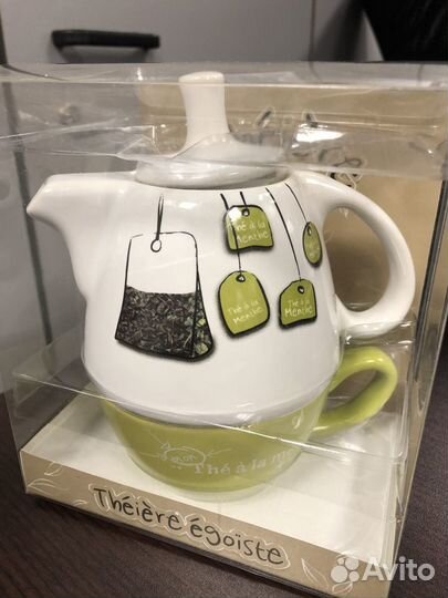 Чайник заварочный с чашкой