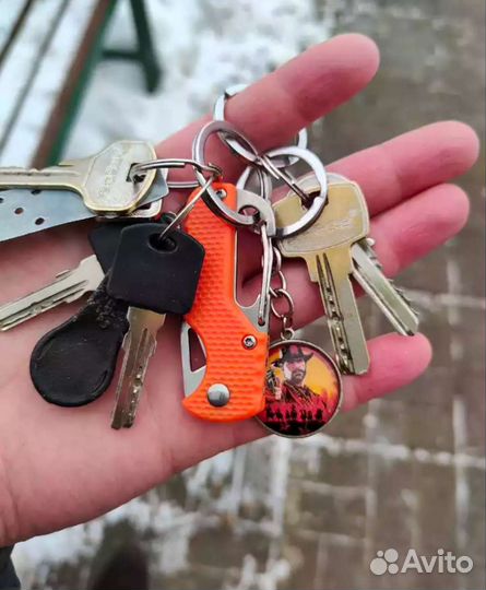 Складной нож портативный ECD брелок выживальщик