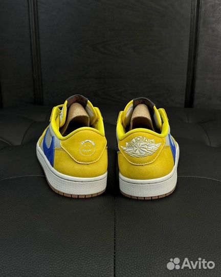 Кроссовки Nike air jordan 1 travis scott canary