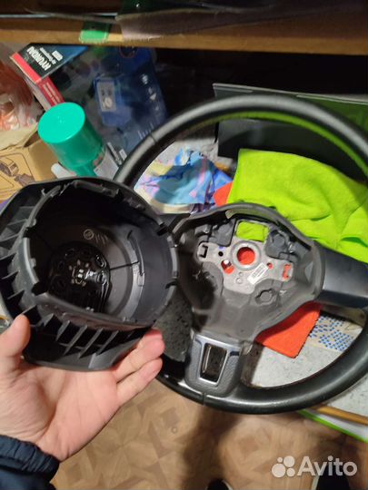 Продам кожаный руль