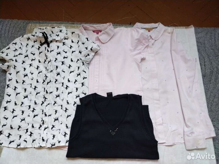 Вещи пакетом для школы на девочку 146, 152