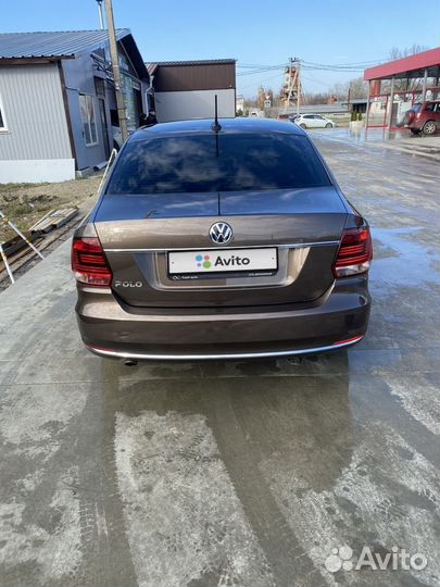 Volkswagen Polo 1.6 AT, 2018, 155 000 км