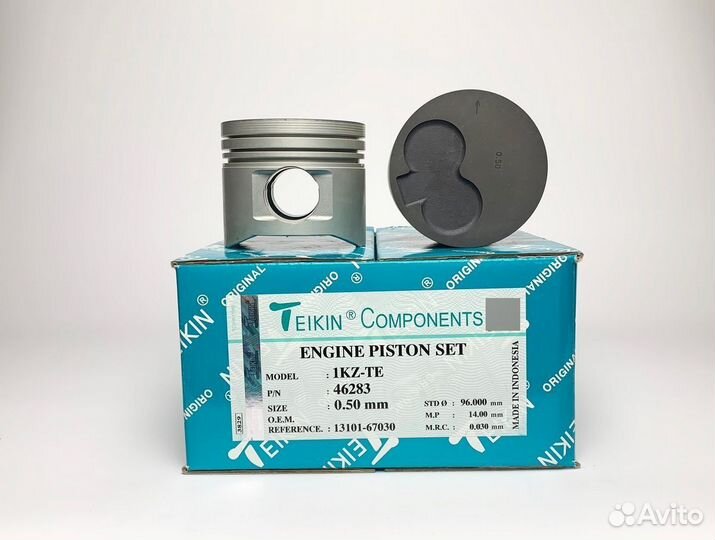 Поршня двигателя toyota surf/prado 1KZ-TE 96 teike