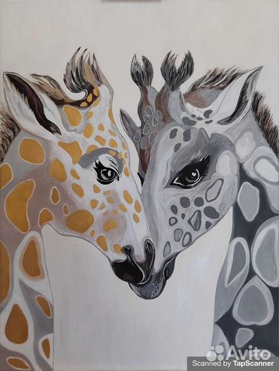 Картина Жирафы