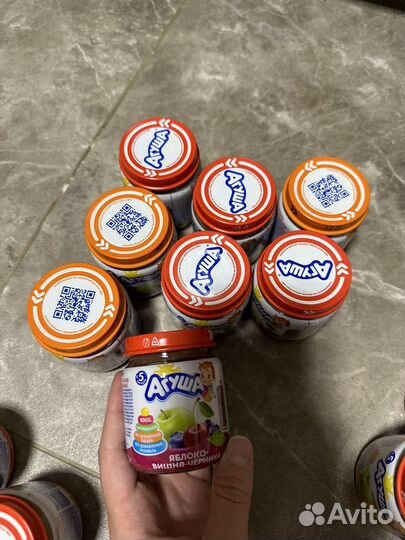 Детское фруктовое пюре агуша