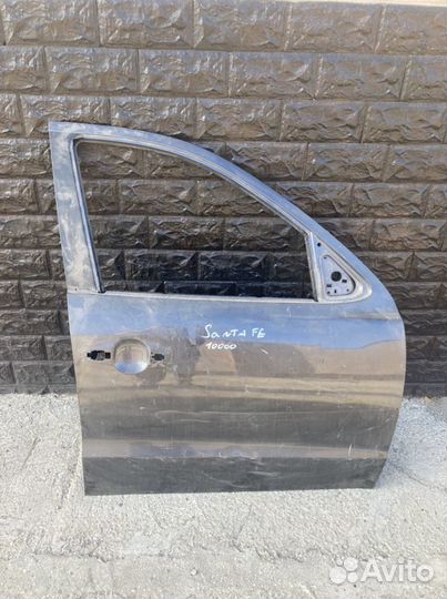 Дверь передняя правая hyundai santa fe 06-11