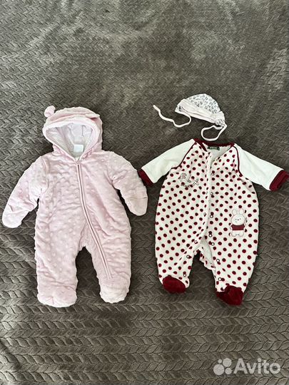 Вещи пакетом на девочку 56 62 68