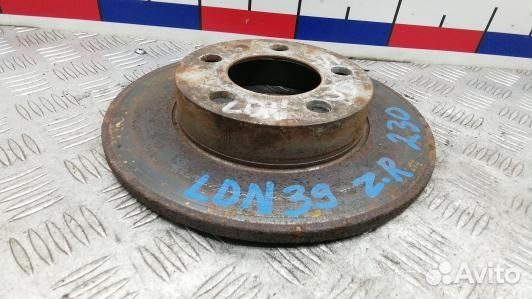 Диск тормозной задний volkswagen bora 1 (LDN39LR01