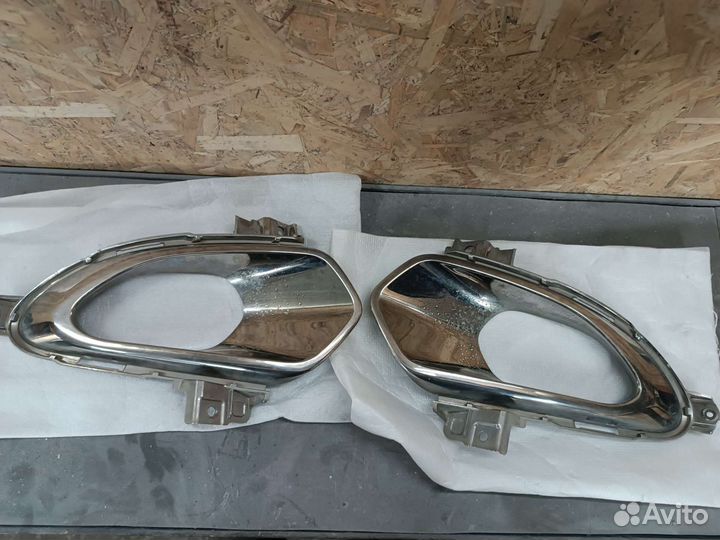 Рамки птф (хром) kia ceed jd