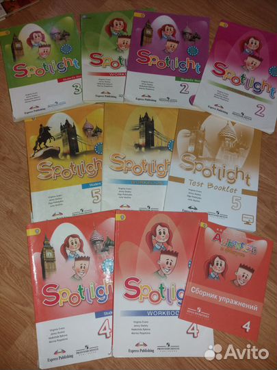 Учебники английского,решебники,школьная литература
