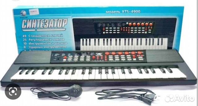 Синтезатор с микрофоном