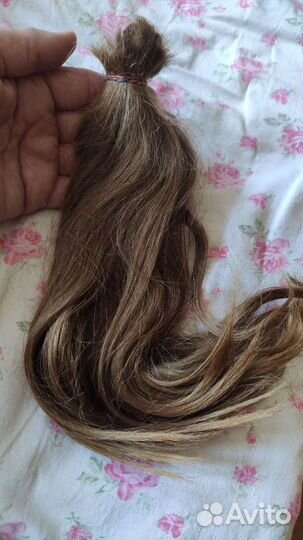 Волосы натуральные срез